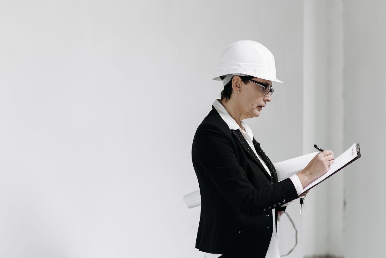 A safety adviser reviewing workplace operations